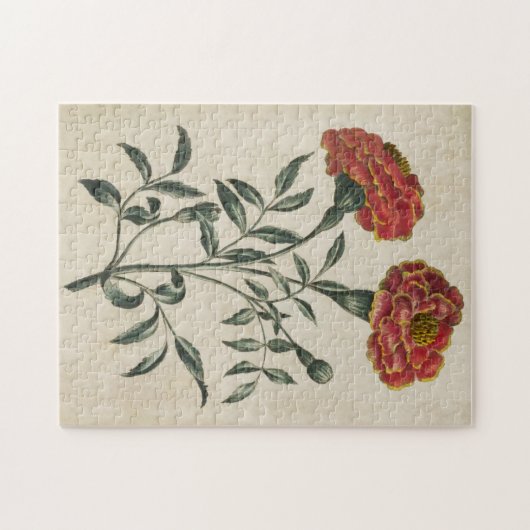 flora Franse marigold Legpuzzel (Horizontaal)