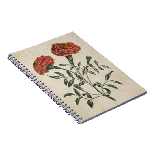  flora Franse marigold Notitieboek (Rechterzijde)