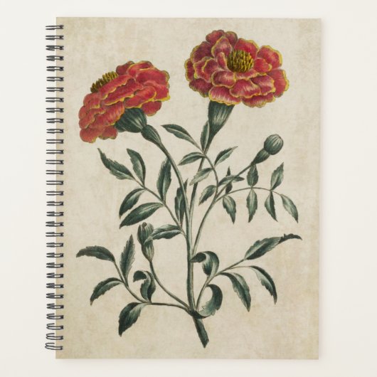  flora Franse marigold Planner (Voorkant)