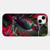 Flora Gepersonaliseerde vogelnaam Case-Mate iPhone Case (Achterkant (horizontaal))