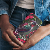 Flora gepersonaliseerde vogelnaam iPhone hoesje