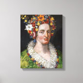 Flora | Giuseppe Arcimboldo | Canvas Afdruk (Voorkant)