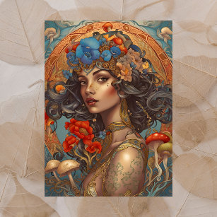 Flora Goddess, Postcrossing Briefkaart