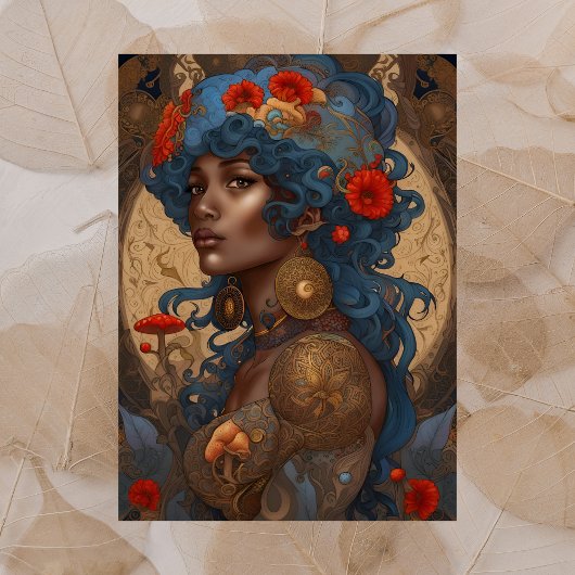 Flora Goddess, Postcrossing Briefkaart