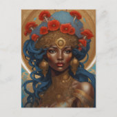 Flora Goddess, Postcrossing Briefkaart (Voorkant)