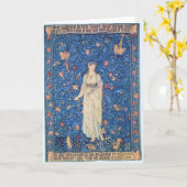 Flora Godin van de bloemen Kaart (Gele Bloem)