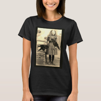 Flora & her Pet Ravens T-shirt