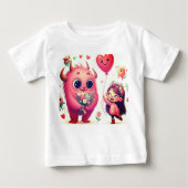 Flora het vriendelijke Monster T-shirt (Voorkant)