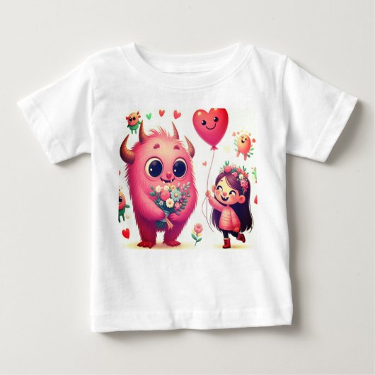 Flora het vriendelijke Monster T-shirt (Voorkant)