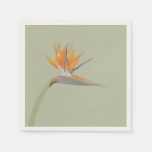 Flora I: Bird of Paradise - Papieren servet (Voorkant)