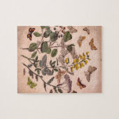  flora-illustratie Wildbloemen Legpuzzel (Horizontaal)