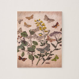  flora-illustratie Wildbloemen Legpuzzel