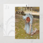 Flora in detail - briefkaart Lawrence Alma-Tadema (Voorkant / Achterkant)