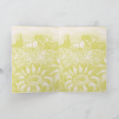 FLORA IN TUSCANIE Klaprozen en zonnebloemen Kaart (Binnen)