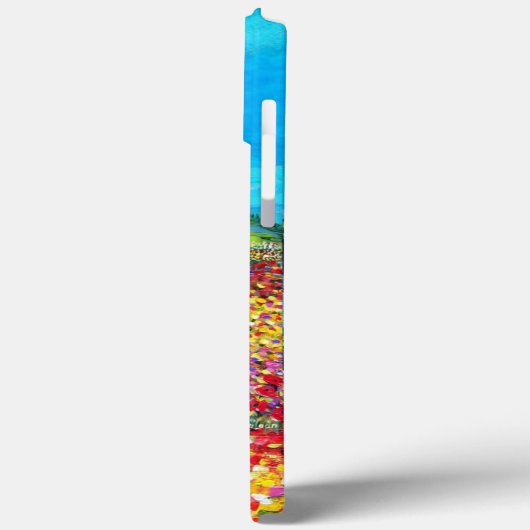 FLORA IN TUSCANY/Fields, papavers en zonnebloemen Case-Mate iPhone Case (Achterkant / Links)