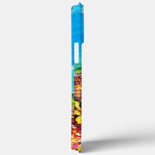 FLORA IN TUSCANY/Fields, papavers en zonnebloemen Case-Mate iPhone Case (Achterkant / Rechts)