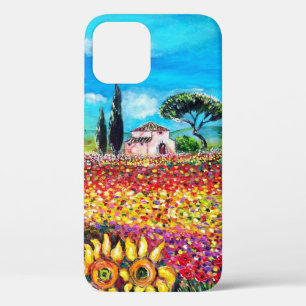 FLORA IN TUSCANY/Fields, papavers en zonnebloemen  Case-Mate iPhone Case
