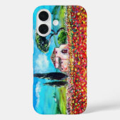 FLORA IN TUSCANY/Fields, papavers en zonnebloemen Case-Mate iPhone Case (Achterkant)