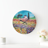 FLORA IN TUSCANY/Fields, papavers en zonnebloemen Grote Klok (Huis)