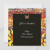 FLORA IN TUSCANY/Fields, papavers en zonnebloemen Kaart (Achterkant)