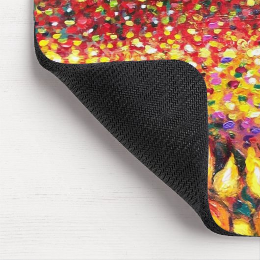 FLORA IN TUSCANY/Fields, papavers en zonnebloemen Muismat (Hoek)