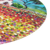 FLORA IN TUSCANY/Fields, papavers en zonnebloemen Snijplank (Hoek)