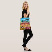 FLORA IN TUSCANY LANDSCAPE Poppies and Sunflower Tote Bag (Op model)