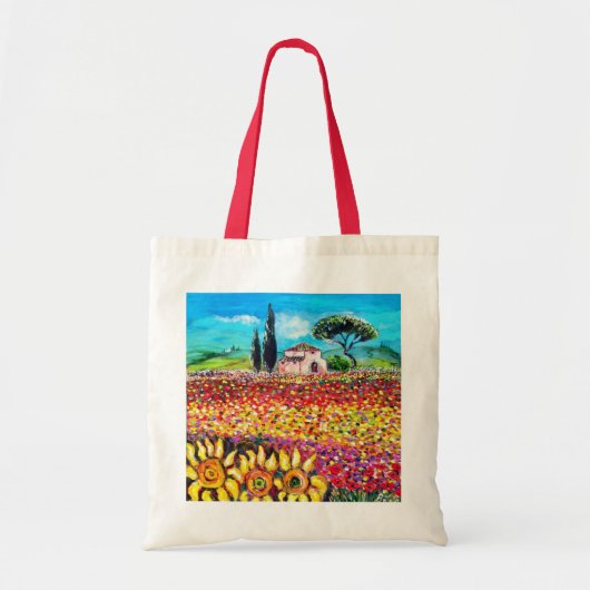 FLORA IN TUSCANY TOTE BAG (Voorkant)