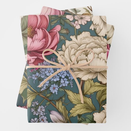  flora inpakpapier vel (In situ)