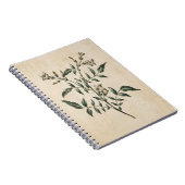 flora Jasmine-illustratie Notitieboek (Rechterzijde)