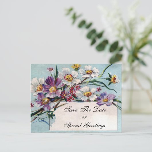  Flora-kaart voor alle gelegenheden Aankondigingskaart (Staand voorkant)