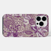 Flora kant iPhone hoesje (Achterkant horizontaal)