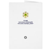 FLORA/LADY MET WITTE ROSES MONOGRAM (Achterkant)