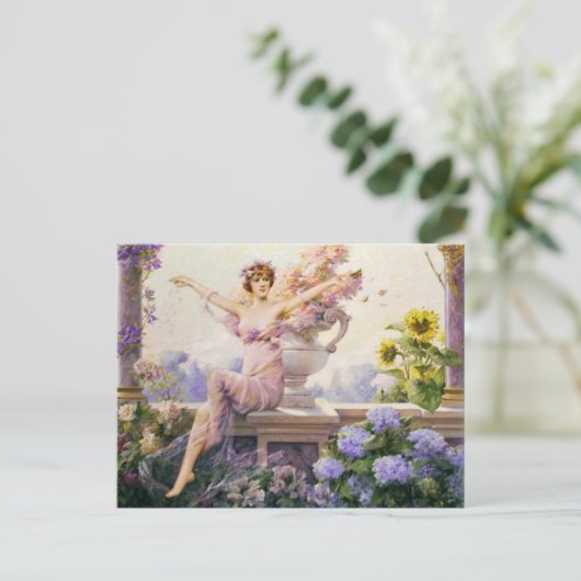 Flora Louise Abbéma Briefkaart (Staand voorkant)