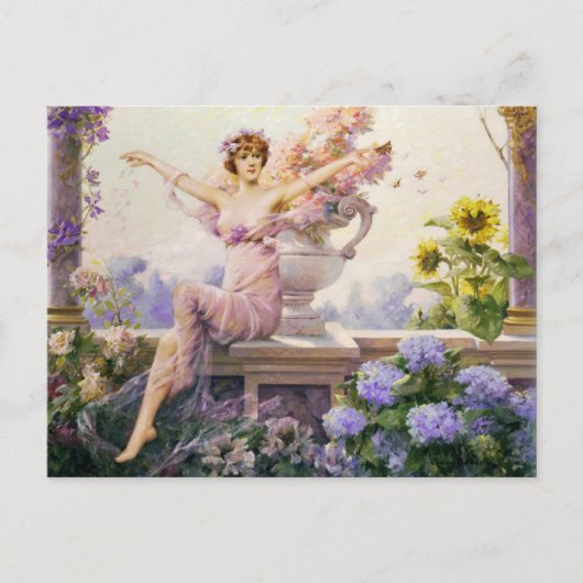 Flora Louise Abbéma Briefkaart (Voorkant)