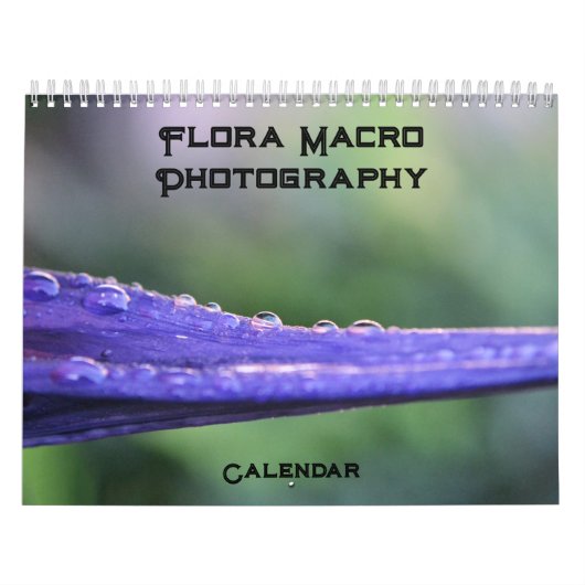 Flora Macro Fotokalender Kalender (Hoes)