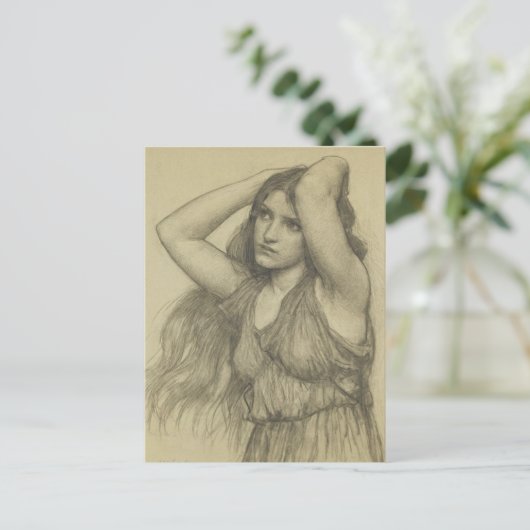 Flora met Long Hair Briefkaart (Staand voorkant)