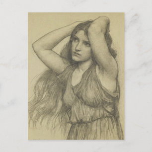 Flora met Long Hair Briefkaart