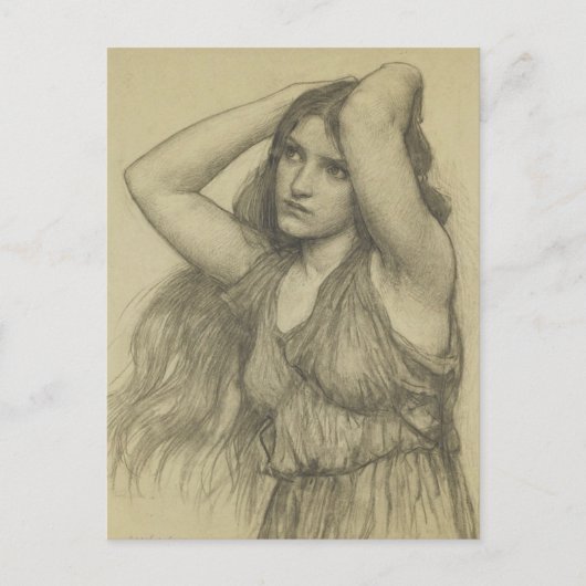 Flora met Long Hair Briefkaart (Voorkant)