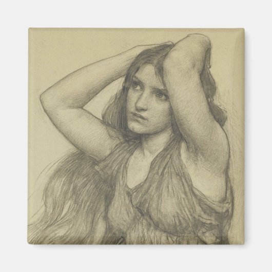 Flora met Long Hair Magneet (Voorkant)