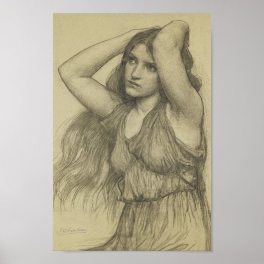 Flora met Long Hair Poster (Voorkant)