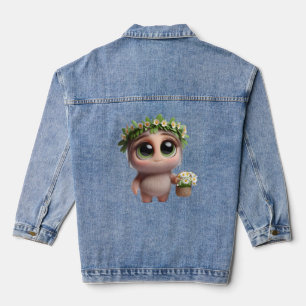 Flora met madeliefjes, door Natasha Us Denim Jacket
