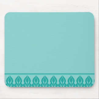 Flora Mousepad-Blauwgroen/Blauwgroen Muismat