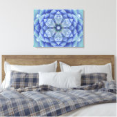 Flora Muse Mandala Canvas Afdruk (Insitu (Slaapkamer))