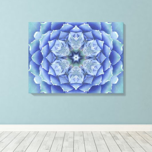 Flora Muse Mandala Canvas Afdruk (Insitu (Houten vloer))