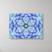 Flora Muse Mandala Canvas Afdruk (Voorkant)