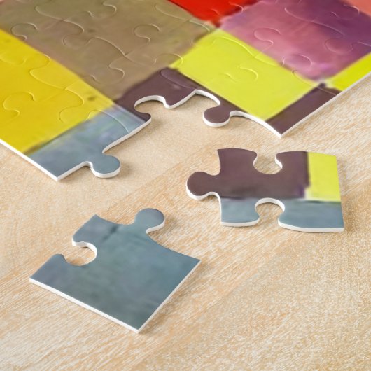 Flora on Sand van Paul Klee, Abstracte kunst Legpuzzel (Zijkant)