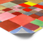 Flora on Sand van Paul Klee, Abstracte kunst Poster (Hoek)