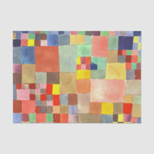 Flora on Sand van Paul Klee, Abstracte kunst Tissuepapier