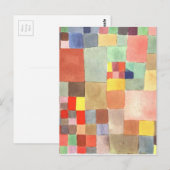 Flora op zand door Paul Klee Briefkaart (Voorkant / Achterkant)